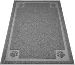 Large Cat Litter Mat Trapper 35"×23" Traps Litters from Box and Paws Scatter Control for Folding Trapping Mat Soft for Floor on Sensitive Kitty Paws Easy to Clean