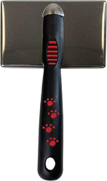 Paw Brothers Soft Pin Flat Slicker Brush for Dogs, Professional Grade Brush for Large Dogs, Coated Tips, Gentle on Skin, Remove Tangles and Mats, Maximum Coverage, X-Large
